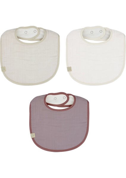 Müslin Önlük 3'lü 60101 Taş Ekru Antrasit