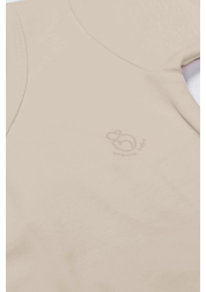 Organik Natural Basic Style Kruvaze Uzun Kol Body BS17102 Bej modelleri