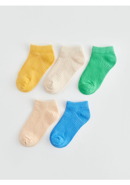 Yeni Sezon Basic Erkek Bebek Patik Corap 5'li - S43571Z1