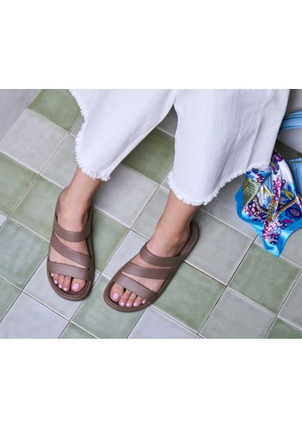 Getaway Strappy Kadin Kahverengi Terlik 209587-0LF fiyatları