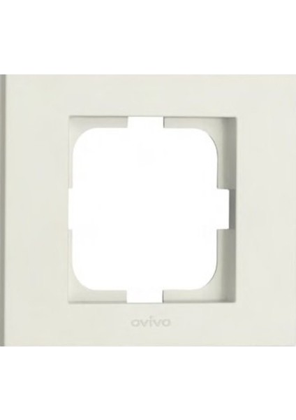 6 Adet Ovivo Grano Beyaz Anahtar, Priz, Vavien, Tv, Telefon, Komütatör, Tekli Çerçeve