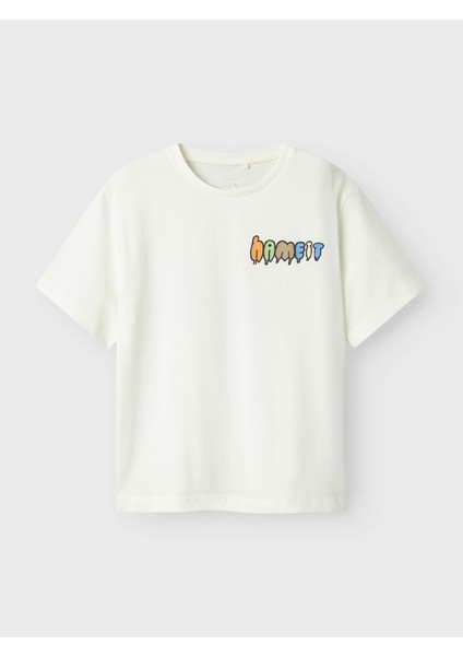 Nkmbeınır Ss Nreg Top Ps Çocuk Bej Tshirt 13239417-06