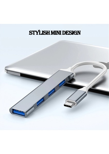 4 In 1 USB 3.0 Hub Yüksek Hızlı Usb3.0 Otg 4 Port USB C Hub Çoğaltıcı Splitter Adaptörü Xiaomi Dizüstü Bilgisayar Macbook Air Pro Type-C Çoklayıcı indirimleri