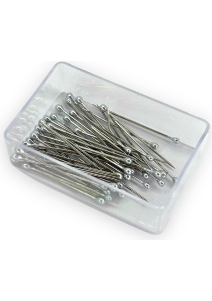 Toplu Iğne Gümüş Gri Renk 50 Adet 2.5cm - Eşarp ve Şal Iğnesi - Kadın Tesettür Çok Amaçlı Igne fiyatları