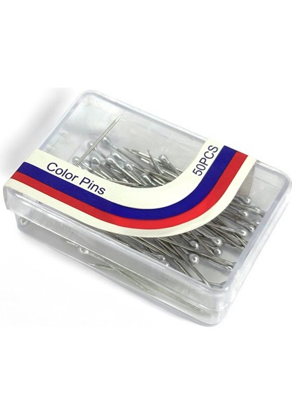 Toplu Iğne Gümüş Gri Renk 50 Adet 2.5cm - Eşarp ve Şal Iğnesi - Kadın Tesettür Çok Amaçlı Igne modelleri