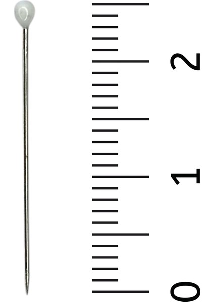 Toplu Iğne Beyaz Renk 50 Adet 2.5cm - Eşarp ve Şal Iğnesi - Kadın Tesettür Çok Amaçlı Igne fırsatları