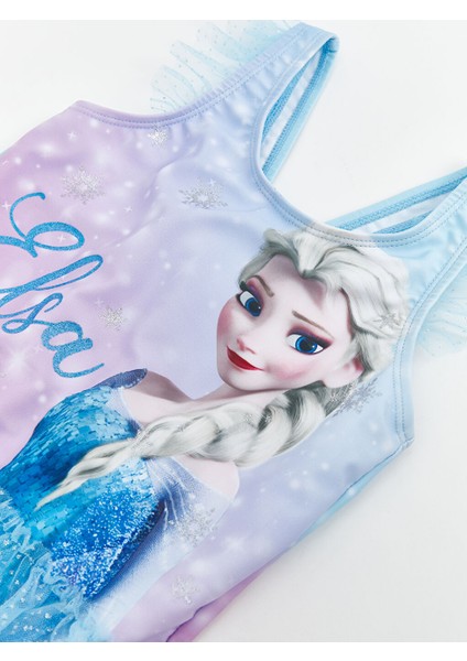 Yeni Sezon Elsa Baskili Kiz Cocuk Mayo - S5EH41Z1 modelleri