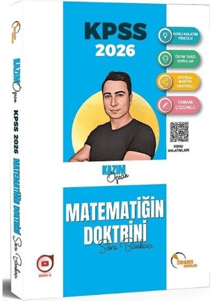 2026 KPSS Matematik Doktrini Soru Bankası Çözümlü / Kazım Özcan