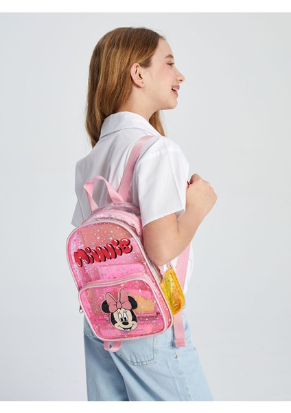 Yeni Sezon Minnie Mouse Baskili Kiz Cocuk Sirt Cantasi - S5K591Z4