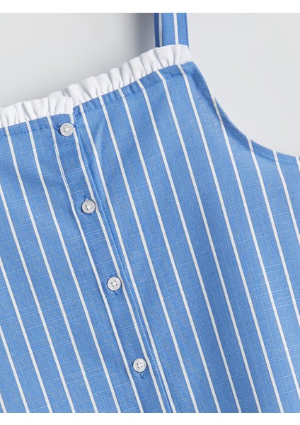 Yeni Sezon Kare Yaka Kiz Cocuk Crop Bluz - S5IO73Z4 fiyatları