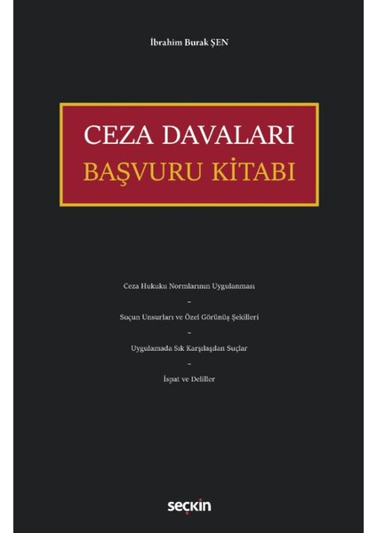 Ceza Davaları Başvuru Kitabı