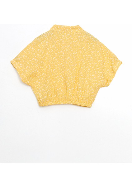 Yeni Sezon Cicekli Kiz Cocuk Crop Bluz - S5JR12Z4 fiyatları