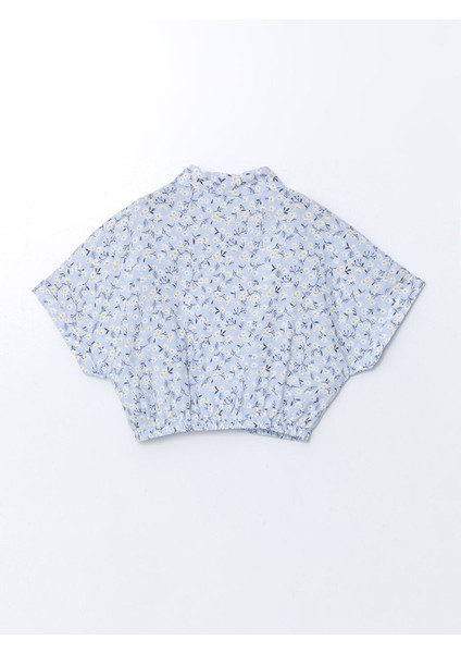 Yeni Sezon Cicekli Kiz Cocuk Crop Bluz - S5JR12Z4 fiyatları