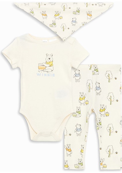 Yeni Sezon Winnie The Pooh Baskili Erkek Bebek Hastane Cikis Seti - S5BR22Z1