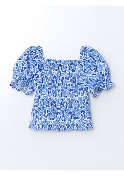 Yeni Sezon Kare Yaka Kiz Cocuk Crop Bluz - S59631Z4 fiyatları