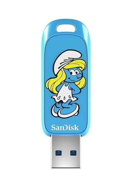Sandısk 256GB Smurf SDCZIS-256G-G46 USB 3.2 Bellek