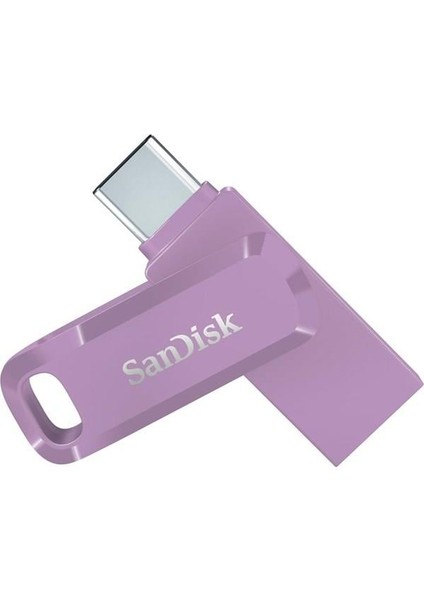 Sandısk 256GB Ultra Dual Drıve Go SDDDC3-256G-G46L Typec USB Bellek Lavender