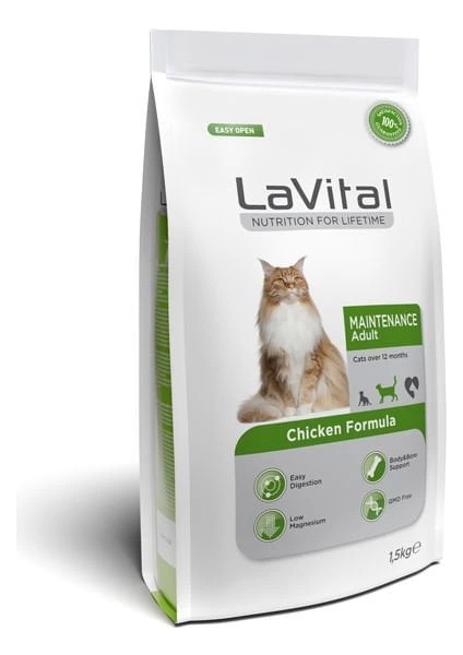 Lavital Maintenance Tavuklu Yetişkin Kedi Maması 1.5 kg fiyatları