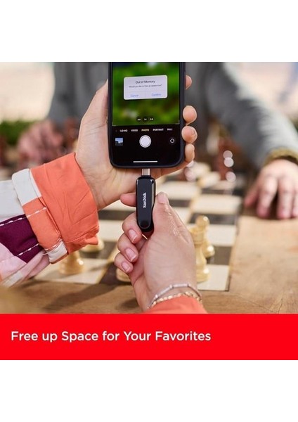 Sandısk 128GB Phone Drıve SDDDC6-128G-G46YD Typec Dual USB Bellek Sarı