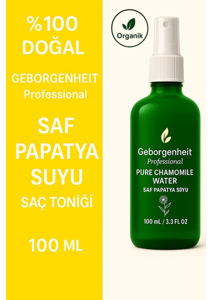 Papatya Suyu Doğal Saç Açıcı Sprey Saç ve Yüz Toniği 100 ml