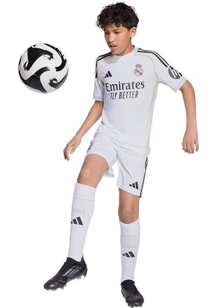 Çocuk Beyaz Şort Real H Sho Y JN8878 fırsatları