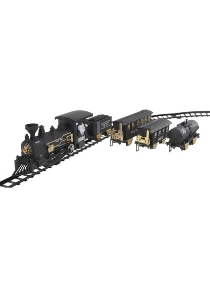 Sesli ve Işıklı Raylı Tren Siyah fiyatları