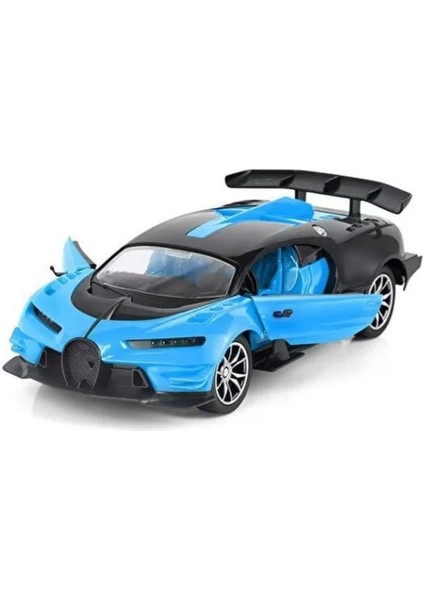 Hsyn Şarjlı Uzaktan Kumandalı Mavi Bugatti 1:16 Akdenizpos Yeni