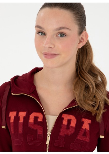 Kapüşon Yaka Bordo Kadın Sweatshırt SW01-SK024 fiyatları