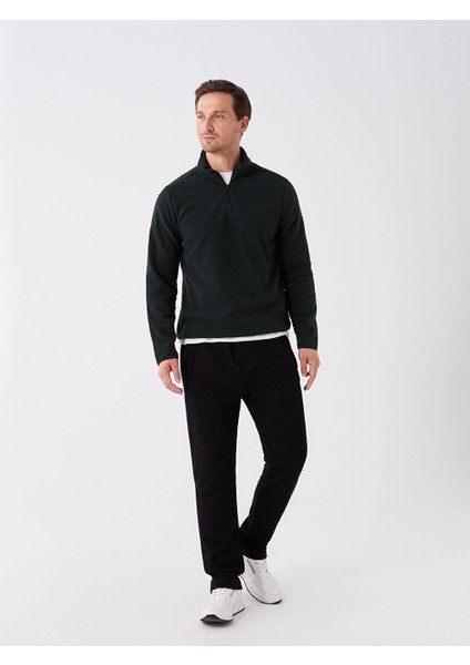 Dik Yaka Uzun Kollu Polar Erkek Sweatshirt (W3) fırsatları