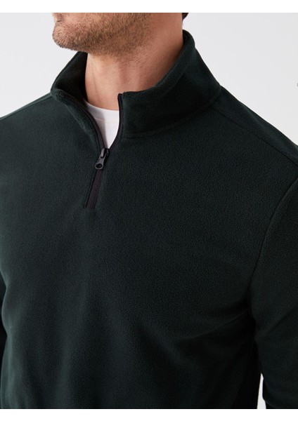 Dik Yaka Uzun Kollu Polar Erkek Sweatshirt (W3) indirimleri