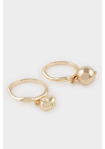 Kadın 5'li Gold Küpe F1344AXNS