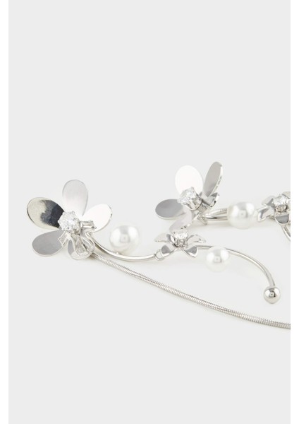 Kadın Çiçekli Sallantılı Silver Küpe F0906AXNS fiyatları