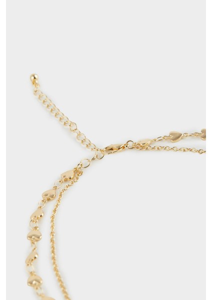 Kadın 2'li Gold Kolye F5047AXNS