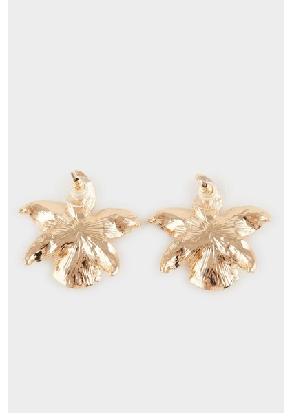 Kadın Yıldızlı Gold Küpe F0905AXNS
