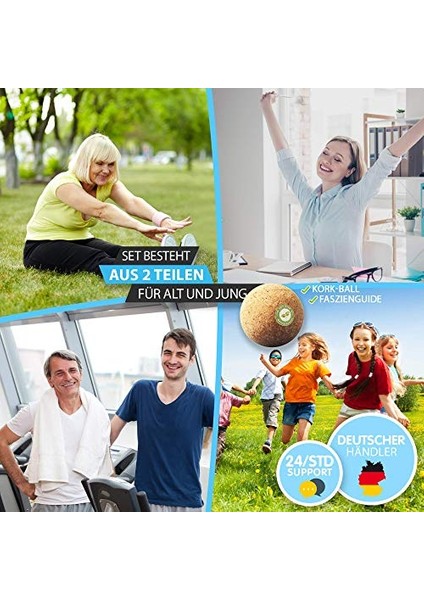Amityunion Faszien Ball – Doğal Foamroller Ball – Masaj ve Terapi Için Ball Selbstmage – Sportball – Egzersiz Topu – Faszial Ball Ing ve Masaj Için (Yurt Dışından) fırsatları