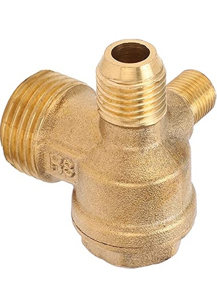 Hava Kompresör Çek Valfi, Pirinç 3 Yönlü Geri Dönüş Dışı Valf 1/2 x 14 x 10, Hidrolik ve Pnömatik Sistemler Için (Yurt Dışından) fırsatları