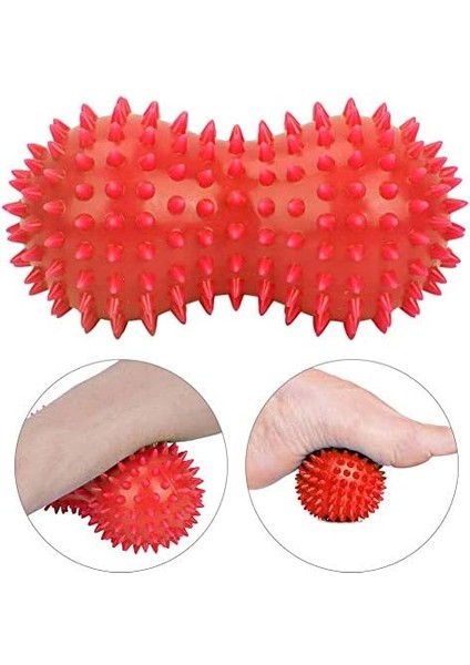 Tbest Fıstık Dikenli Masaj Topu, Pvc Sırt Masajı Topu Fitness Kas Omuz Ağrısı Için Yumuşak Dikenli Masaj Green (Yurt Dışından) fiyatları