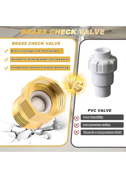 Pirinç Çek Valf 1 Inç (Yurt Dışından) fırsatları