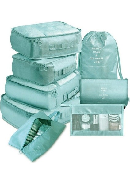 8 Parça Valiz Düzenleyici Seti Seyahat Saklama Çantası (Yurt Dışından) fiyatları