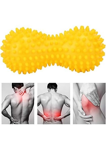 Punele Masaj Topu, Pvc Dikenli Masaj Topu Fasya Kas El Planta Pedis Fitness Yoga Için Gevşeme Topu Sarı (Yurt Dışından) modelleri
