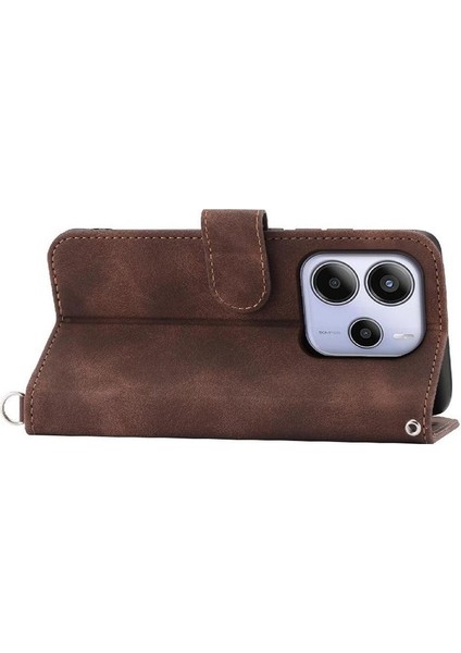 Xiaomi Redmi Note 14 4g Çoklu Kredi Kartı Yuvaları Bileklik Için Flip Case (Yurt Dışından)