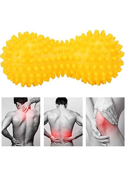 Sungooyue Pvc Dikenli Masaj Topu Fasya Kas El Planta Pedis Fitness Yoga Için Gevşeme Topu Yellow (Yurt Dışından) modelleri