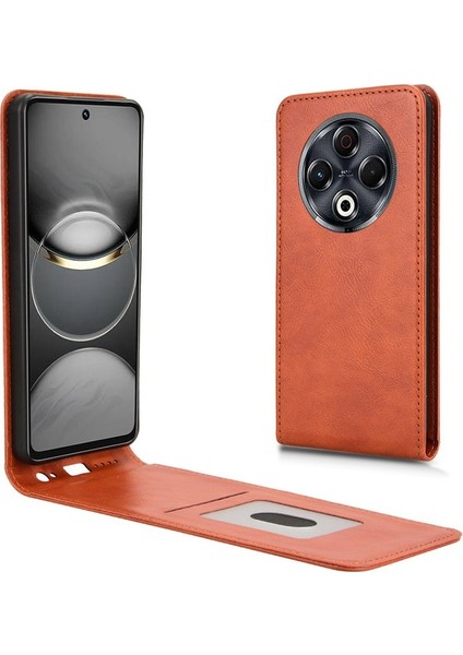 Tecno Spark 30 4g Manyetik Dikey Çevirme Deri Telefon Kılıfı, Kart Yuvası (Yurt Dışından)