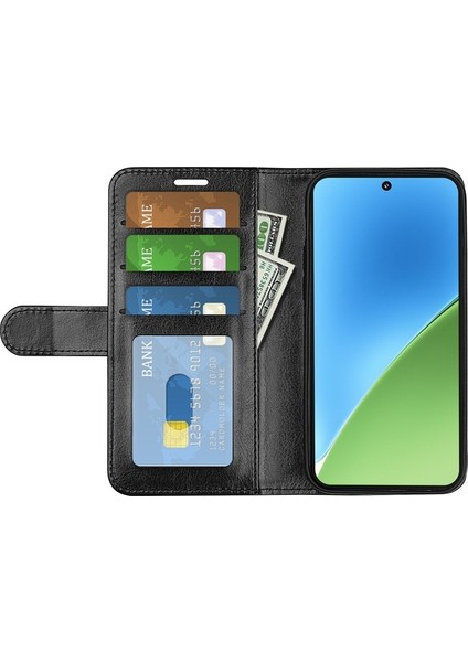 Xiaomi 15 Cüzdan Kılıfı Crazy Horse Doku Standı Deri Telefon Kapağı (Yurt Dışından) fiyatları