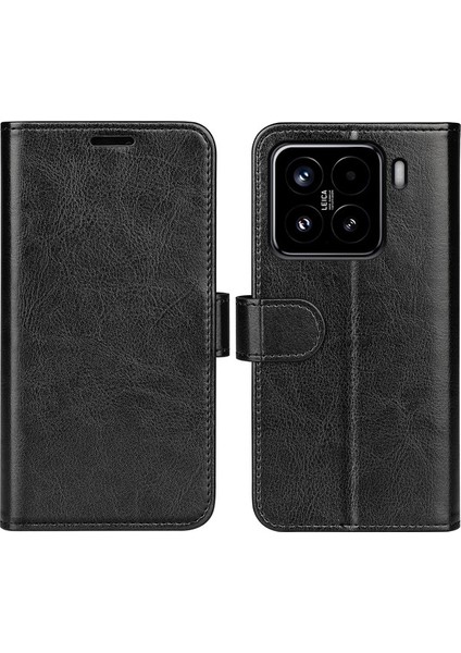 Xiaomi 15 Cüzdan Kılıfı Crazy Horse Doku Standı Deri Telefon Kapağı (Yurt Dışından) modelleri