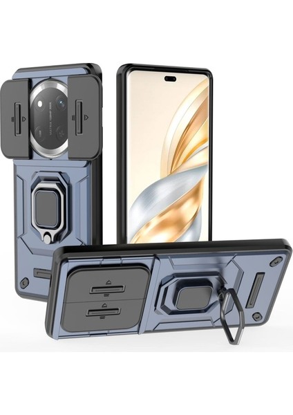 Huawei Honor X9C Kılıf, [tam Kamera Koruması] [360° Dönebilen Destek Halkası] Askeri Sınıf Sert Koruyucu Telefon Kılıfı Kapağı (Yurt Dışından)