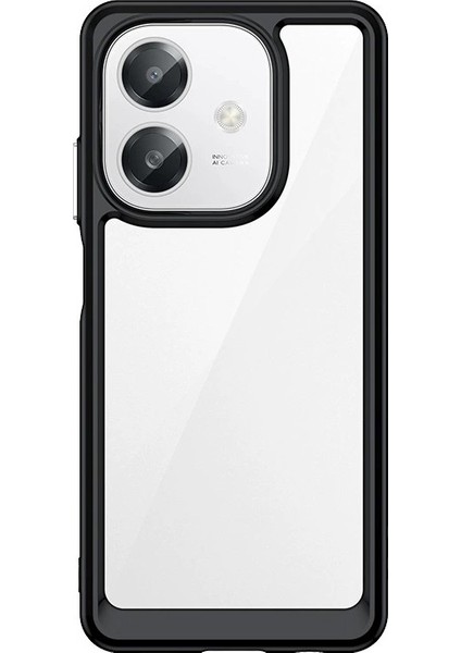 Oppo A3 4g Kılıf, Şeffaf Tasarımlı Darbeye Dayanıklı Telefon Kılıfı, Tampon Hibrit Şeffaf Kapak Oppo A3 4g (Yurt Dışından)