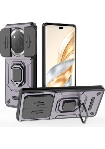 Huawei Honor X9C Kılıf, [tam Kamera Koruması] [360° Dönebilen Destek Halkası] Askeri Sınıf Sert Koruyucu Telefon Kılıfı Kapağı (Yurt Dışından)