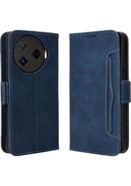 Tecno Camon 30 Pro 5g Ayarlanabilir Ayrılabilir Kart Tutucu Deri Için Kılıf (Yurt Dışından)