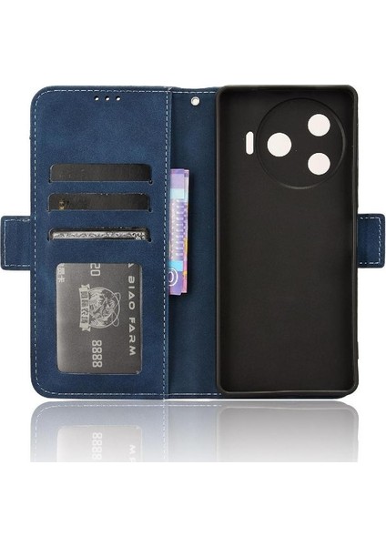 Tecno Camon 30 Pro 5g Ayarlanabilir Ayrılabilir Kart Tutucu Deri Için Kılıf (Yurt Dışından)